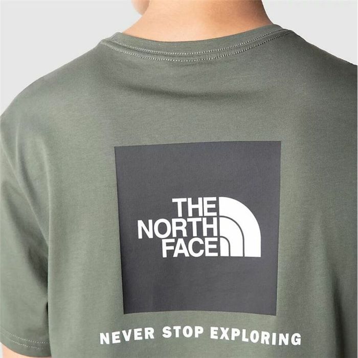 Camiseta de Manga Corta Hombre The North Face Box Logo Gris oscuro 1