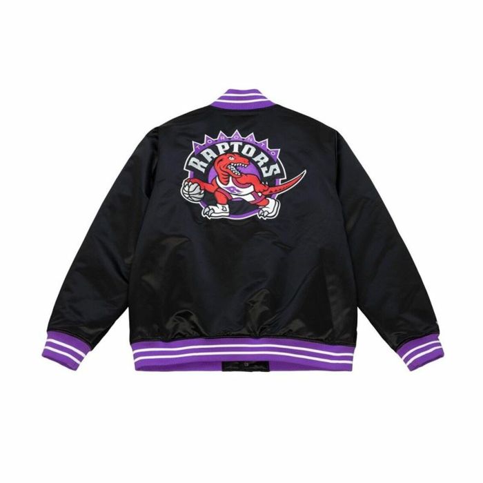 Chaqueta Deportiva Unisex Mitchell & Ness Toronto Raptors Negro 3