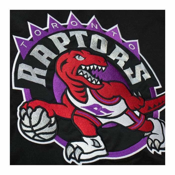 Chaqueta Deportiva Unisex Mitchell & Ness Toronto Raptors Negro 1