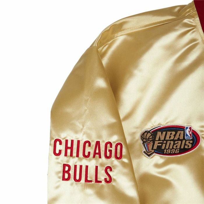 Chaqueta Deportiva Unisex Mitchell & Ness Chicago Bulls Amarillo 1
