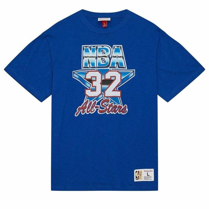 Camiseta Mitchell & Ness NBA All-Stars 32 Azul 0 Camiseta Mitchell & Ness NBA All-Stars 32 Azul 0