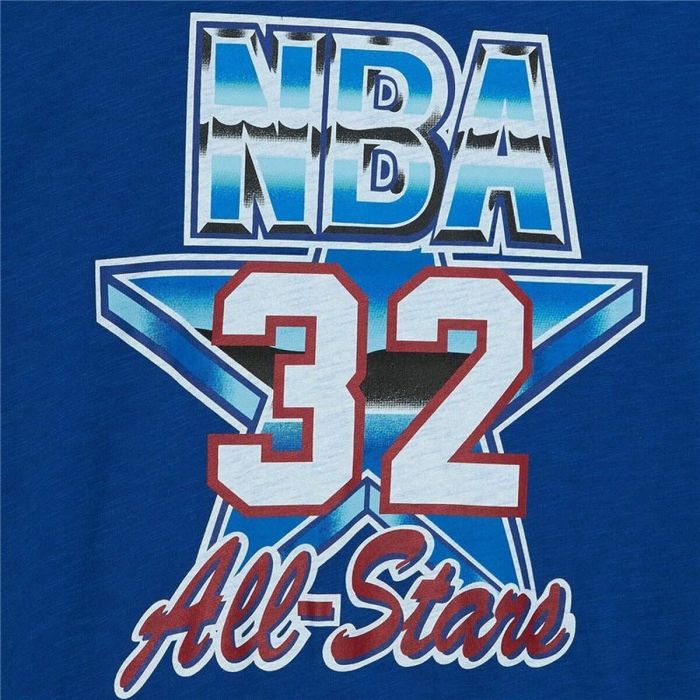 Camiseta Mitchell & Ness NBA All-Stars 32 Azul 1 Camiseta Mitchell & Ness NBA All-Stars 32 Azul 1