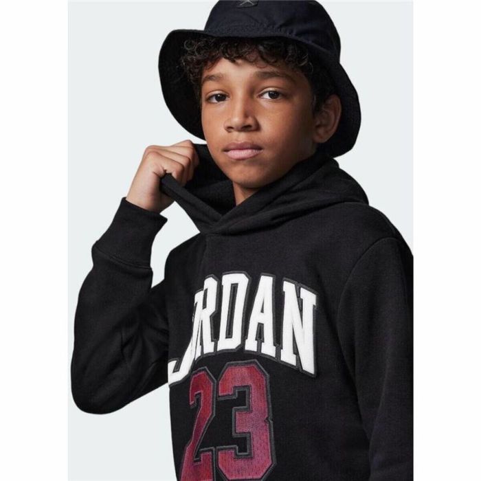 Sudadera Infantil Jordan Jordan Hbr Flc Po Negro 1