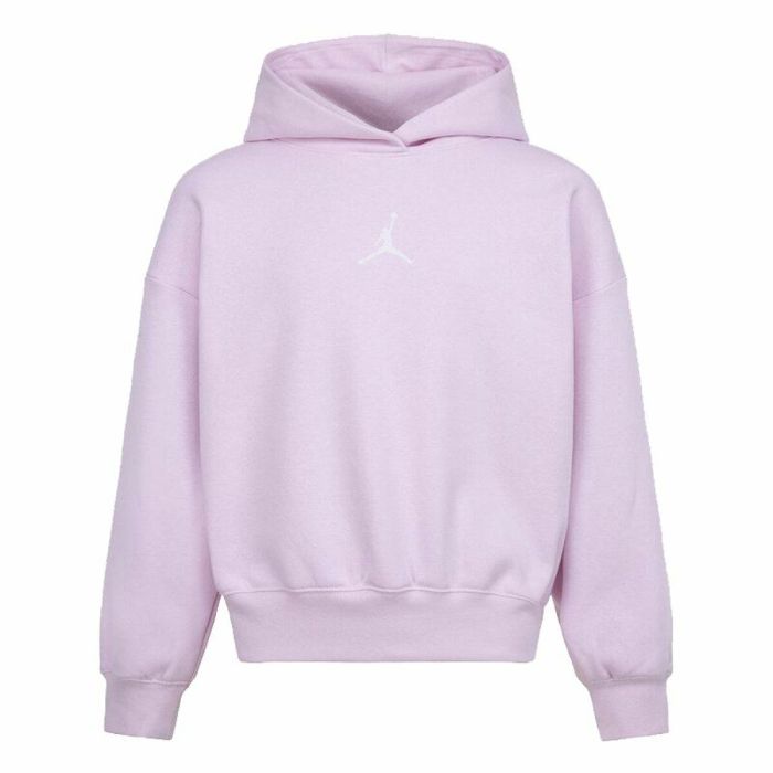 Sudadera con Capucha Niña Jordan Icon Play Blanco Lavanda