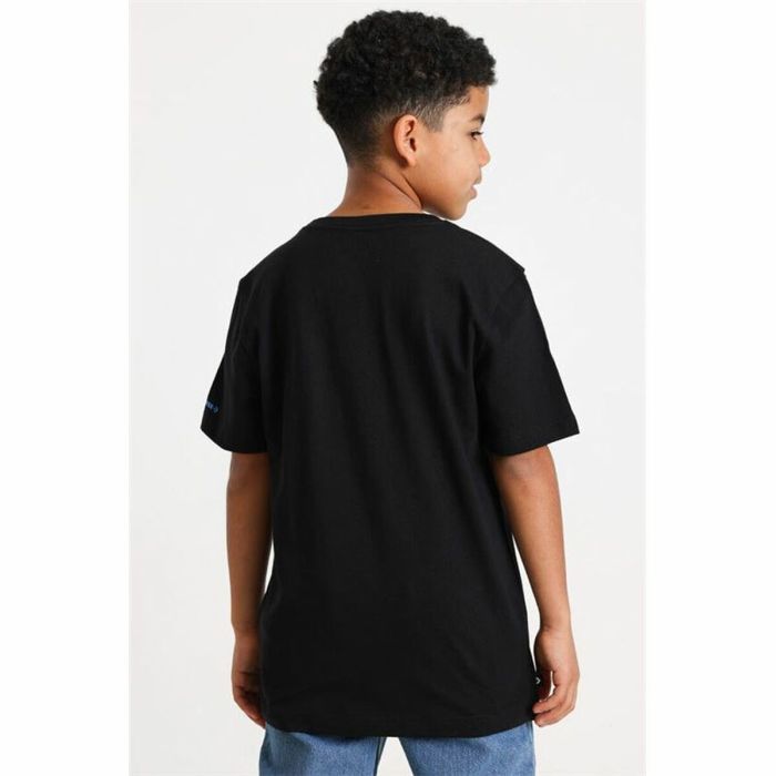 Camiseta de Manga Corta Infantil Converse Sustainable Core Negro 2