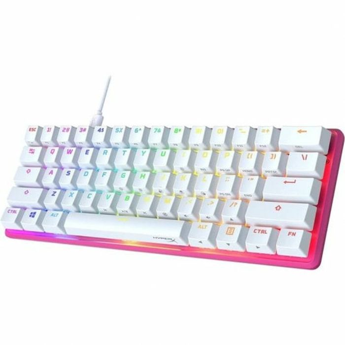 Teclado Hyperx Alloy Origins 60 Qwerty US Rosa 7 Teclado Hyperx Alloy Origins 60 Qwerty US Rosa 7