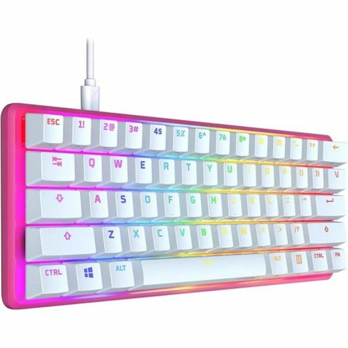 Teclado Hyperx Alloy Origins 60 Qwerty US Rosa 6 Teclado Hyperx Alloy Origins 60 Qwerty US Rosa 6