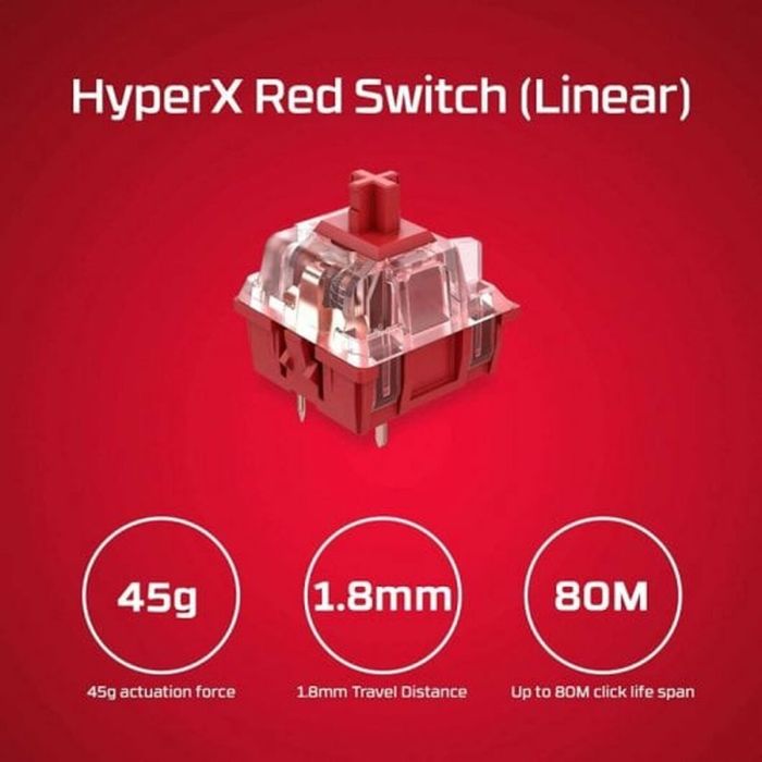 Teclado Hyperx Alloy Origins 60 Qwerty US Rosa 5 Teclado Hyperx Alloy Origins 60 Qwerty US Rosa 5