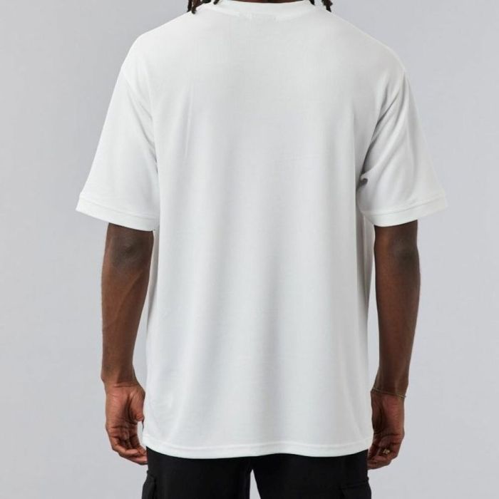 Camiseta de Manga Corta NBA SCRIPT MESH New Era WHIFDR 60284736 Blanco 2