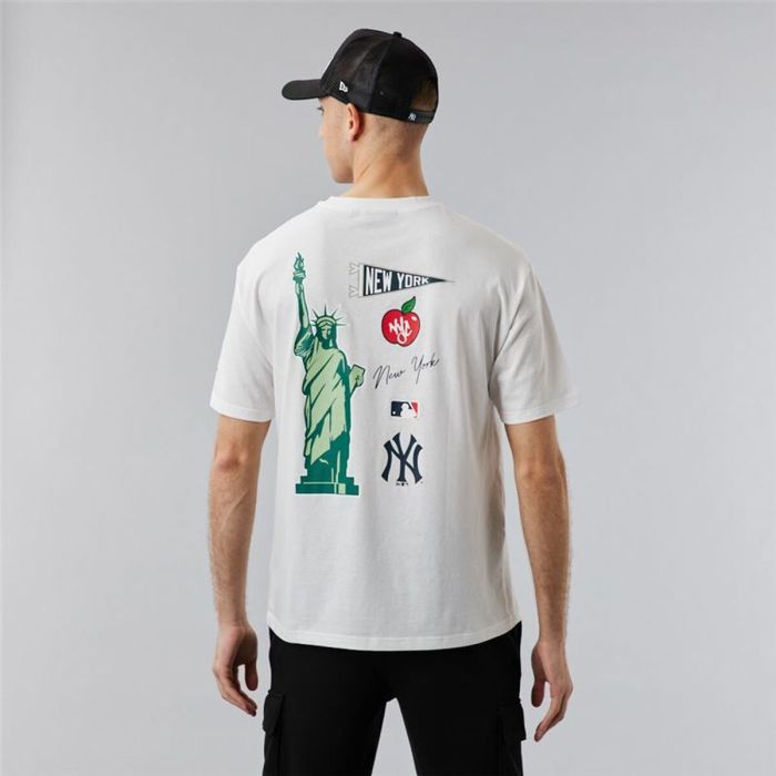 Camiseta de Manga Corta Hombre New Era New York Yankees MLB City Graphic Oversized 4