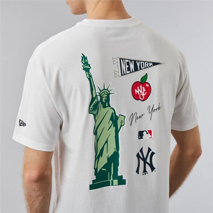 Camiseta de Manga Corta Hombre New Era New York Yankees MLB City Graphic Oversized 1