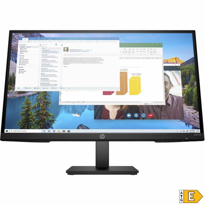 Monitor HP M27ha 27" Full HD LED IPS Flicker free 50-60  Hz 2
