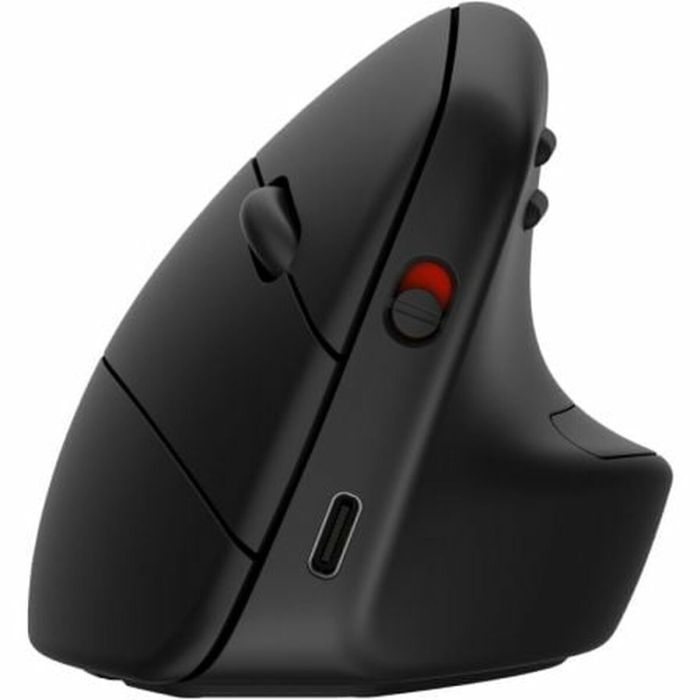 Ratón Ergonómico Inalámbrico por Bluetooth/ 2.4GHz HP 925/ Batería Recargable/ Hasta 1200 DPI/ Negro