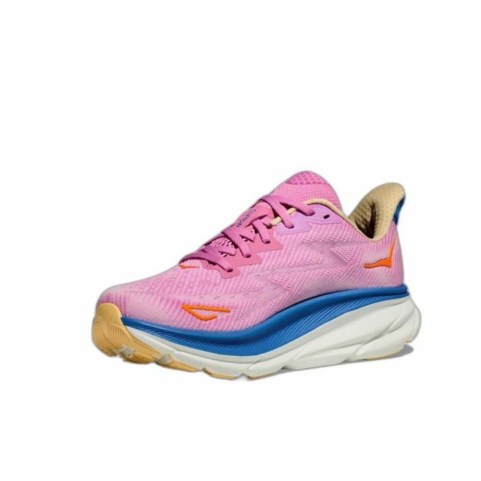 Zapatillas de Running para Adultos HOKA Clifton 9 Rosa oscuro Mujer 2