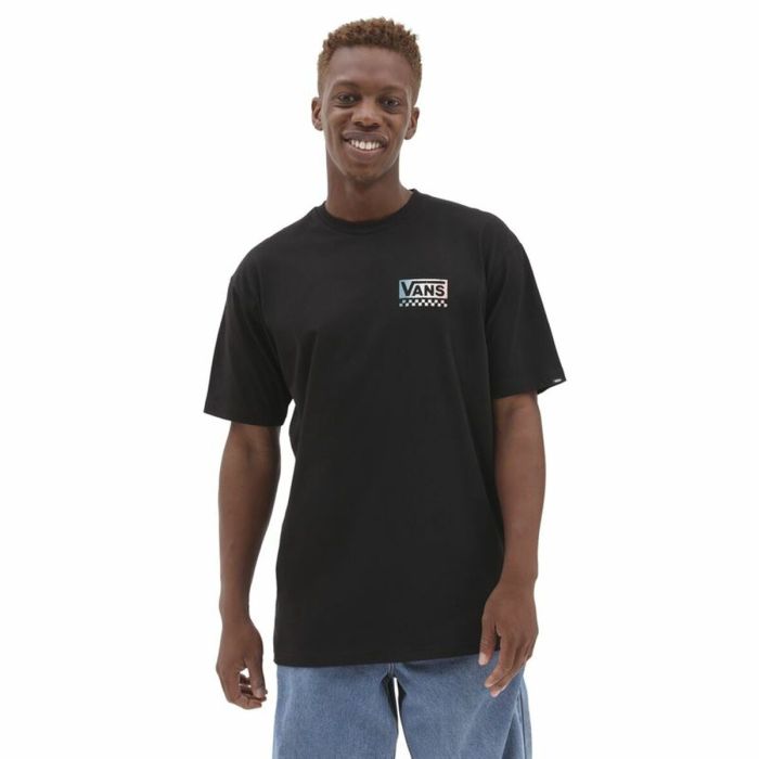 Camiseta de Manga Corta Vans Global Stack-B Negro Hombre 3