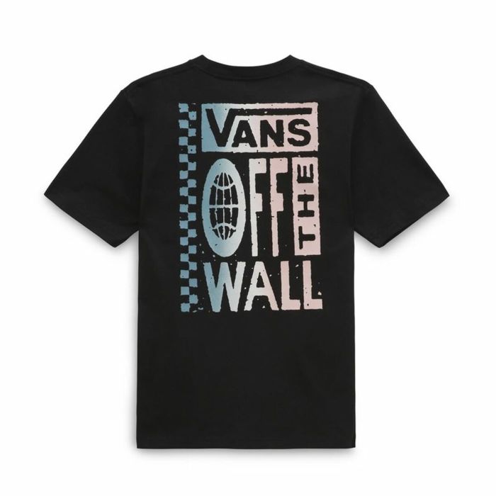 Camiseta de Manga Corta Niño Vans Global Stack-B Negro 1