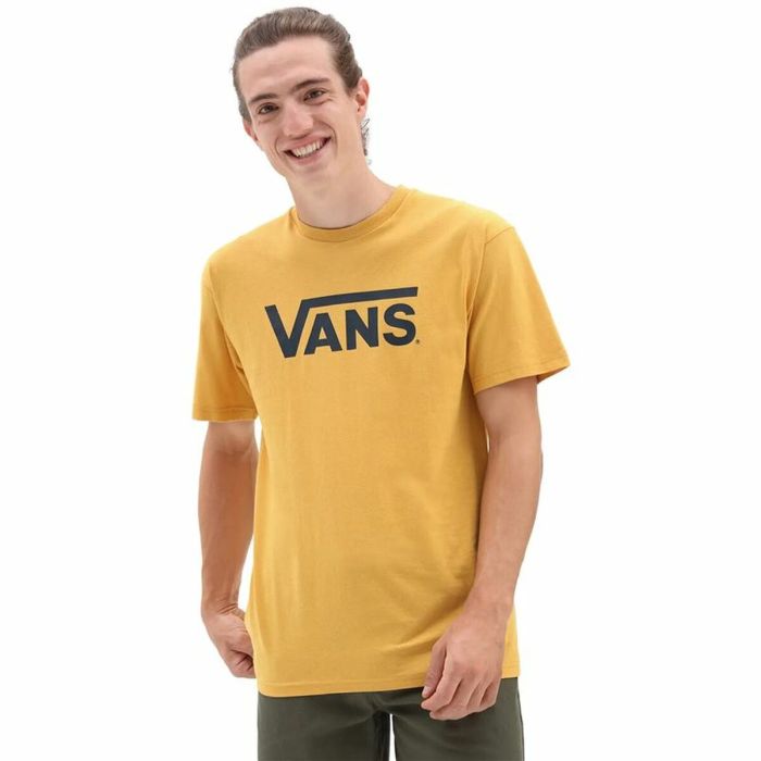 Camiseta de Manga Corta Hombre Vans  Essential Visor Sticker Amarillo Hombre Unisex 3