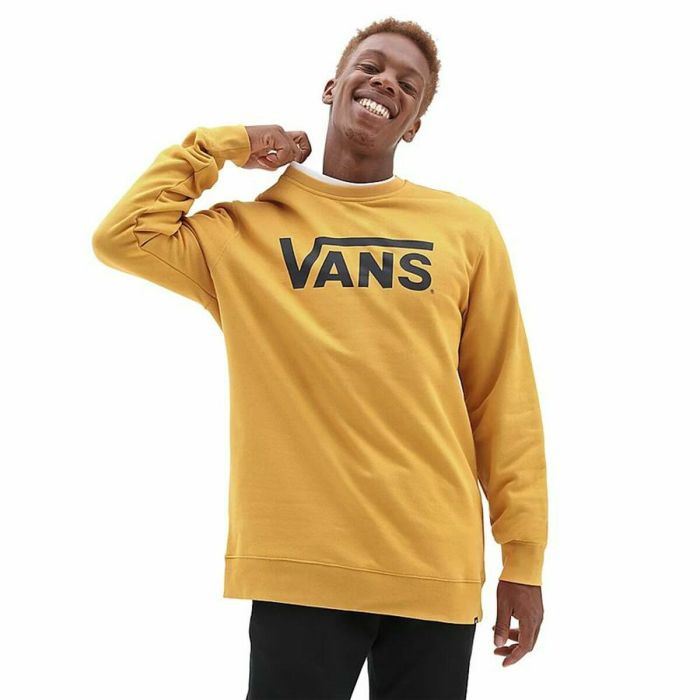 Sudadera sin Capucha Hombre Vans Crew-B Ocre 0 Sudadera sin Capucha Hombre Vans Crew-B Ocre 0