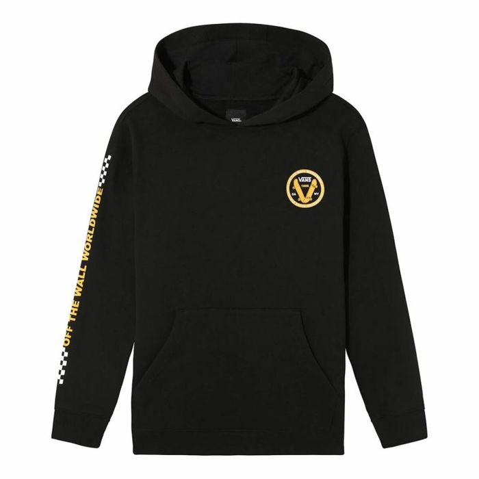 Sudadera con Capucha Unisex Vans Global Stack Po-B Negro