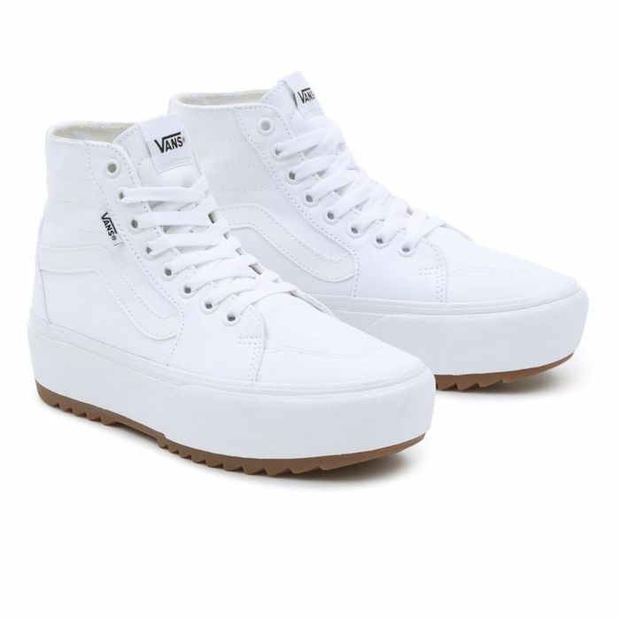 Zapatillas Casual Mujer Vans Filmore Hi Tapered Platform Blanco 2