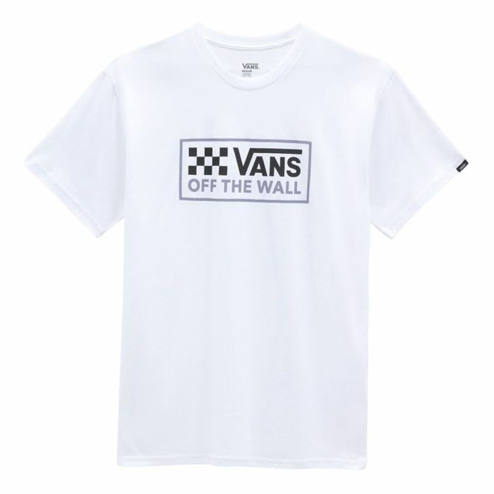 Camiseta de Manga Corta Hombre Vans Wrecked Angle Blanco Hombre