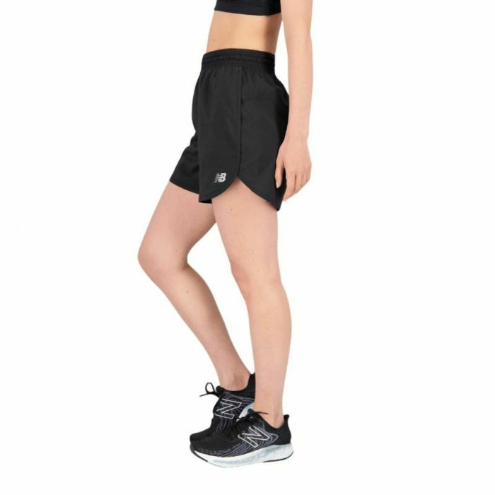 Pantalones Cortos Deportivos para Mujer New Balance Accelerate 5 Negro 3