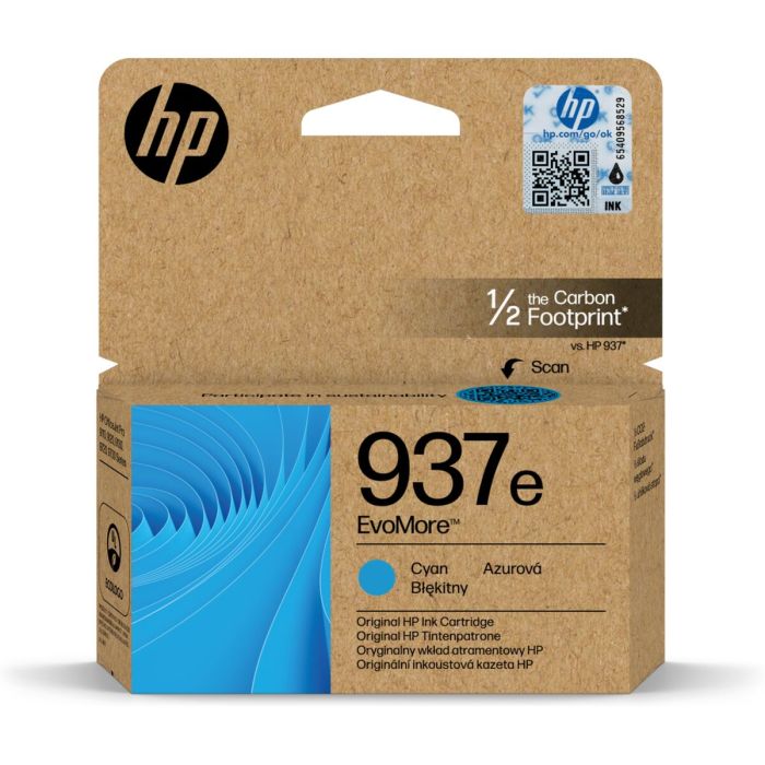 Hp Tinta Cian Officejet Pro 9110, 9120, 9130, 9720, 9730 - Nº937E Alta Capacidad XL