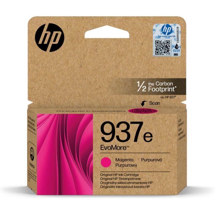 Hp Tinta Magenta Officejet Pro 9110, 9120, 9130, 9720, 9730 - Nº 937E Alta Capacidad XL