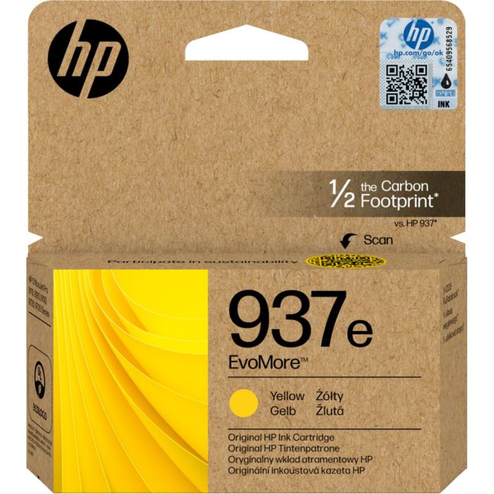 HP Cartucho de Tinta Original EvoMore 937e amarilla