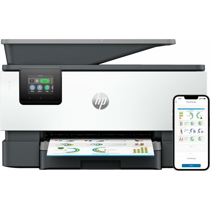 Multifunción HP Officejet Pro 9120b WiFi/ Fax/ Dúplex/ ADF/ Blanca