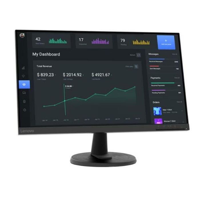 Monitor Lenovo Full HD 24" 50 - 60 Hz 75 Hz 2 Monitor Lenovo Full HD 24" 50 - 60 Hz 75 Hz 2