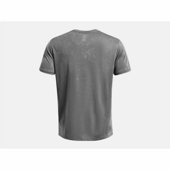 Camiseta de Manga Corta Hombre Under Armour Launch Splatter Gris 3