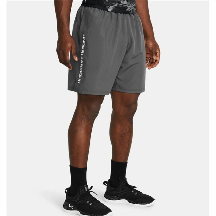 Pantalón para Adultos Under Armour Wordmark Gris Hombre 2