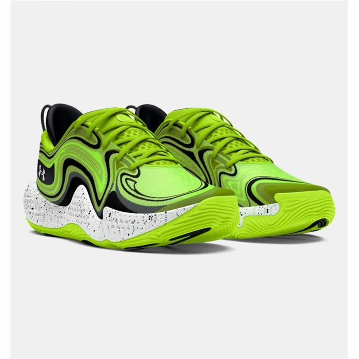 Zapatillas de Baloncesto para Adultos Under Armour SPAWN 6 Verde limón 1