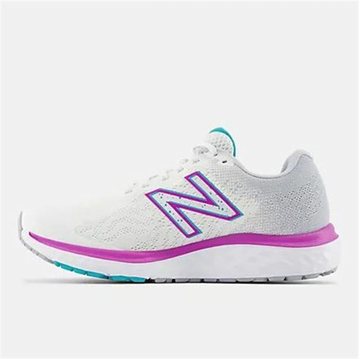 Zapatillas de Running para Adultos New Balance Fresh Foam 680v7 Mujer Blanco 5