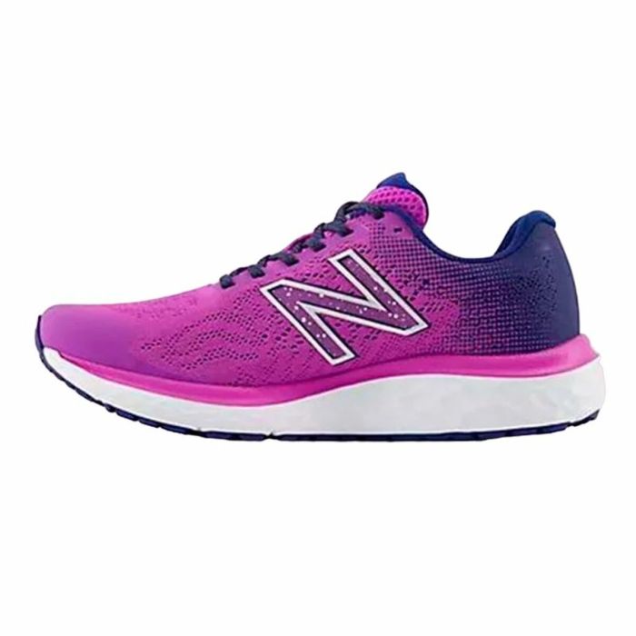 Zapatillas de Running para Adultos New Balance Fresh Foam 680v7 Mujer Azul 5 Zapatillas de Running para Adultos New Balance Fresh Foam 680v7 Mujer Azul 5