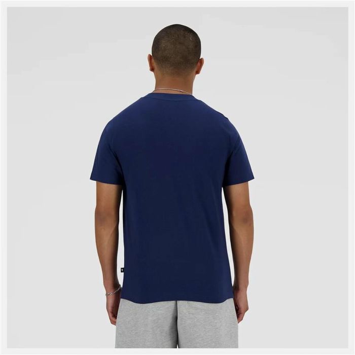 Camiseta de Manga Corta Hombre New Balance Sport Essentials Triathlon Azul 4