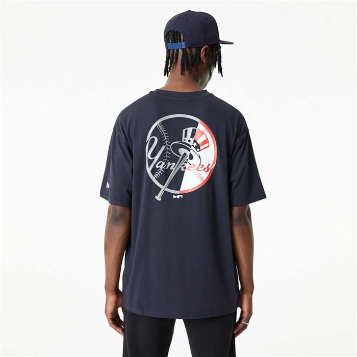 Camiseta New Era MLB Graphic New York Yankees Azul marino Hombre 3