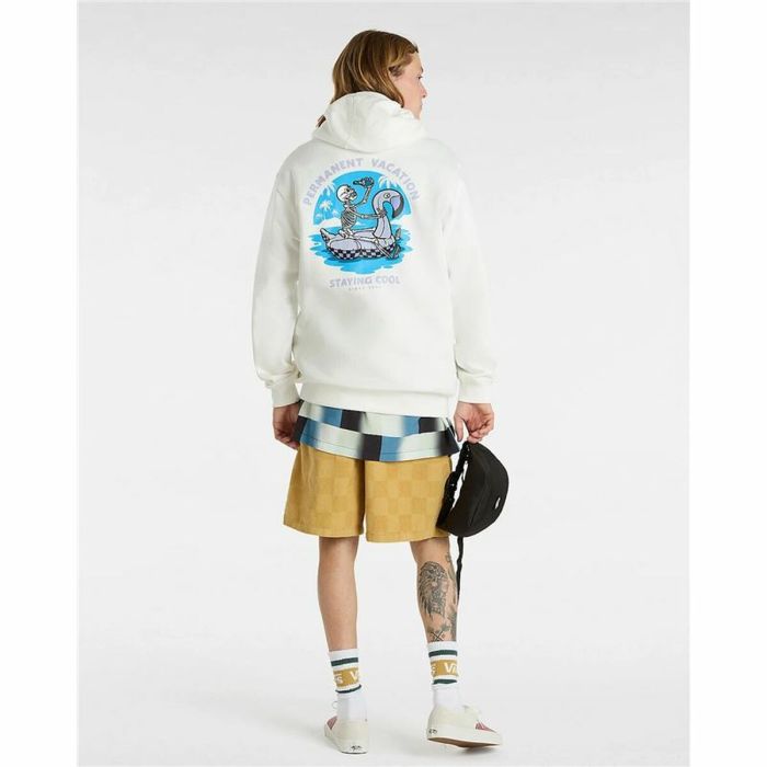 Sudadera con Capucha Niño Vans Beer Float Po Marshmallow Blanco 2