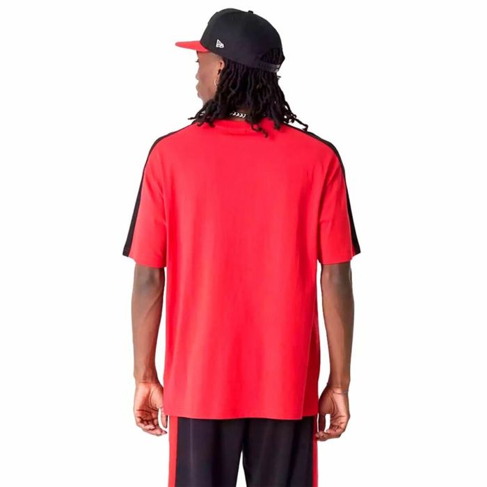 Camiseta de Manga Corta Hombre New Era NBA Rojo 4