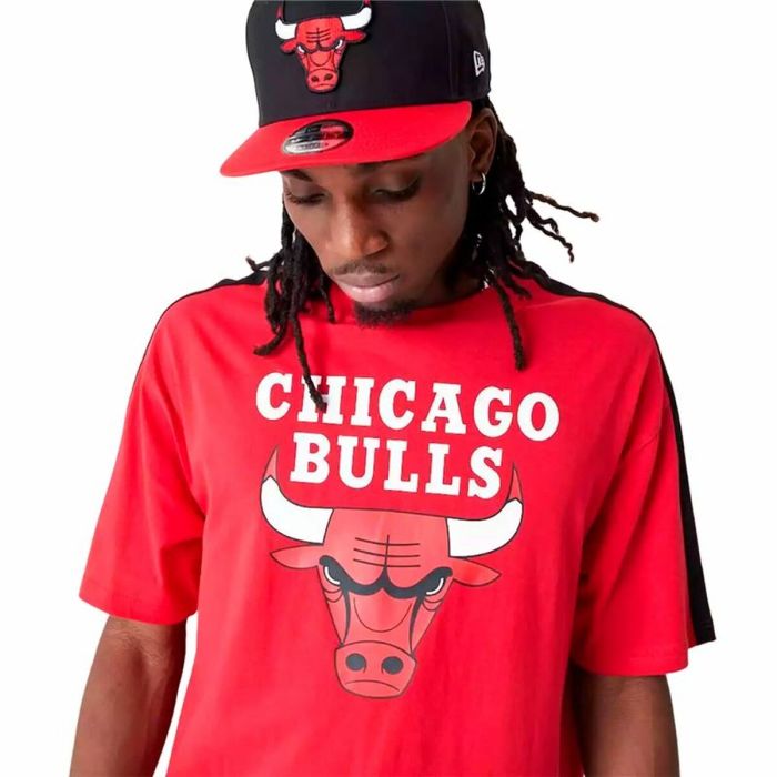 Camiseta de Manga Corta Hombre New Era NBA Rojo 3