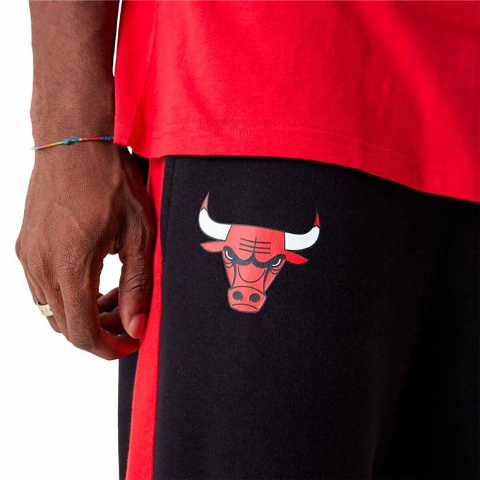 Pantalón para Adultos New Era NBA Colour Block Chicago Bulls Negro Hombre 3