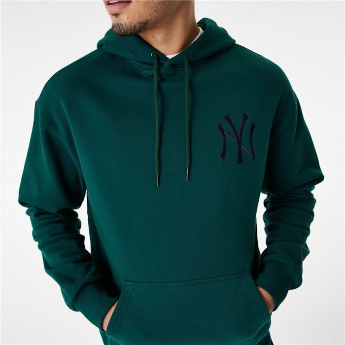 Sudadera con Capucha Unisex New Era League Essentials New York Yankees Verde oscuro 4