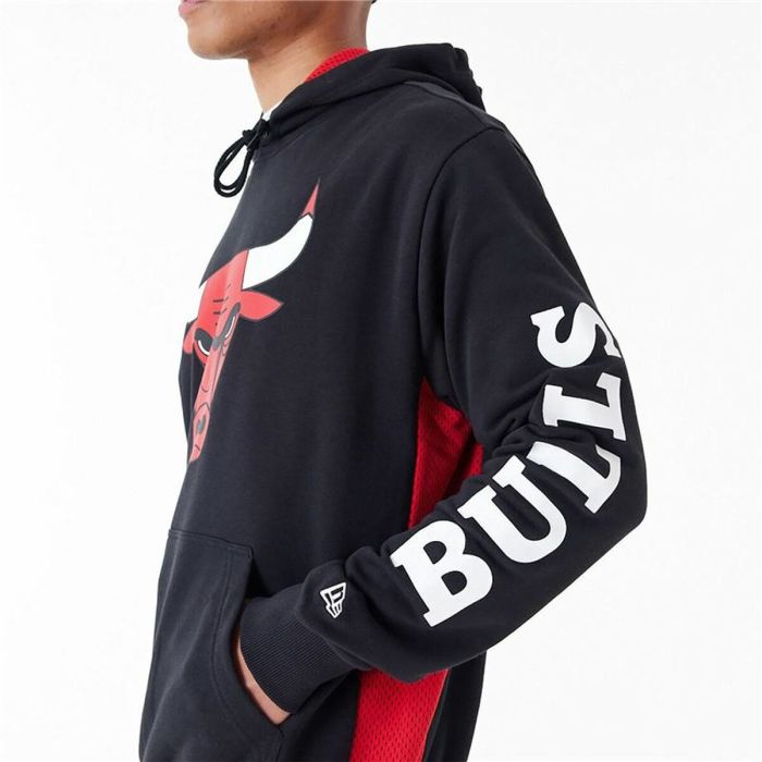 Sudadera con Capucha Hombre New Era Chicago Bulls NBA Negro 1