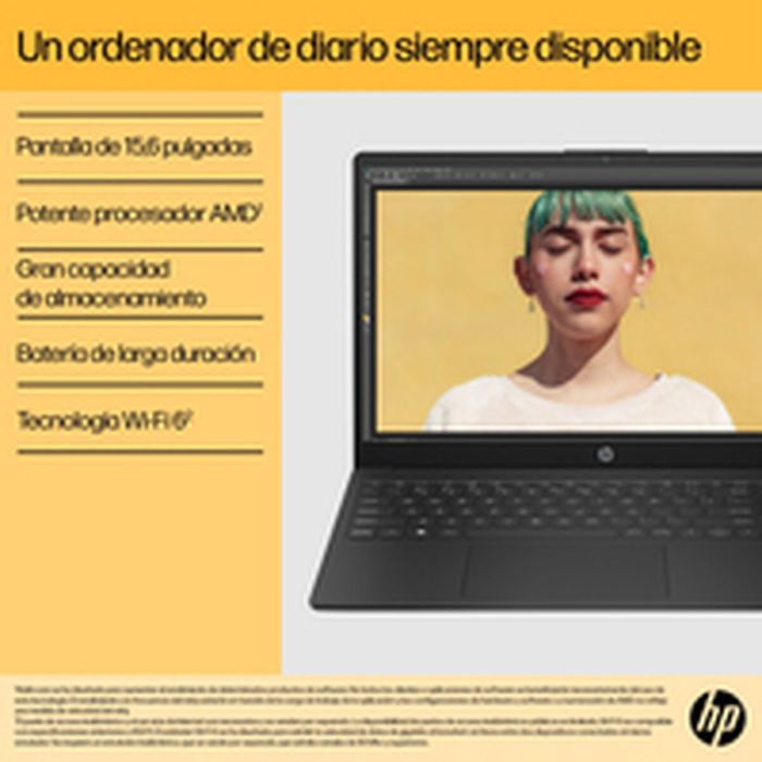 Notebook HP 15-FC0017NS AMD Ryzen 5 7520U 8 GB RAM 256 GB SSD 7