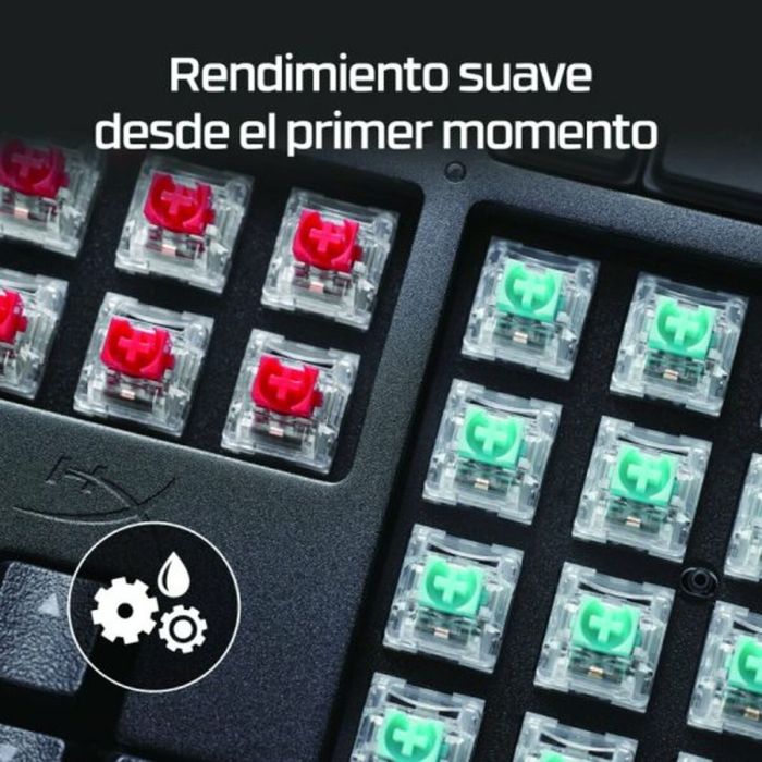 Teclado Hyperx Azul Negro 5