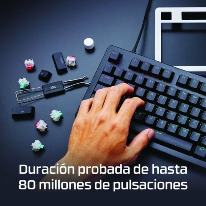 Teclado Hyperx Azul Negro 3