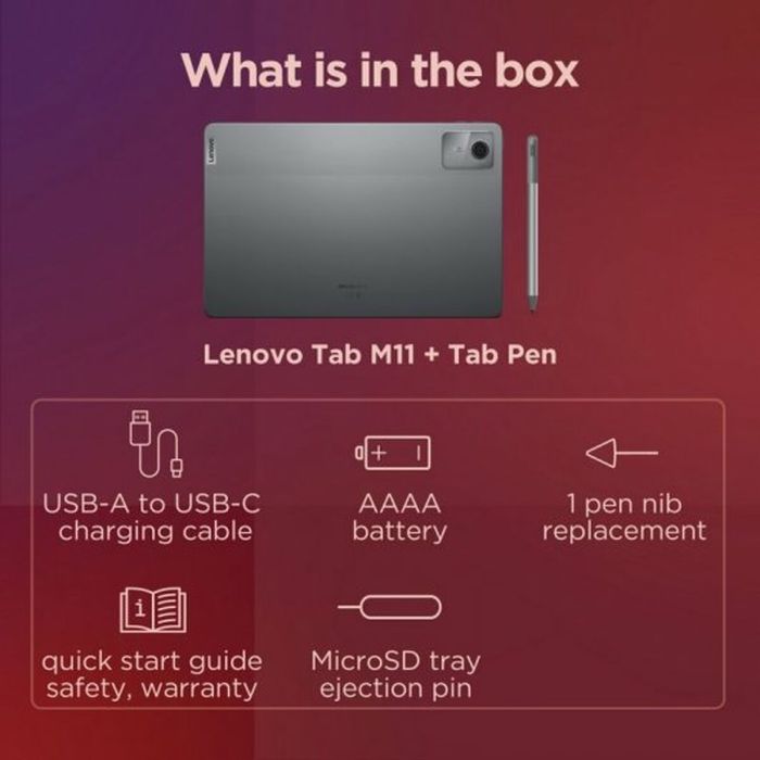 Tablet Lenovo Lenovo Tab M11 11" 4 GB RAM 128 GB Gris 1