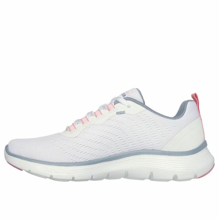 Zapatillas Deportivas Mujer Skechers Flex Appeal 5.0 Blanco Rosa 3 Zapatillas Deportivas Mujer Skechers Flex Appeal 5.0 Blanco Rosa 3