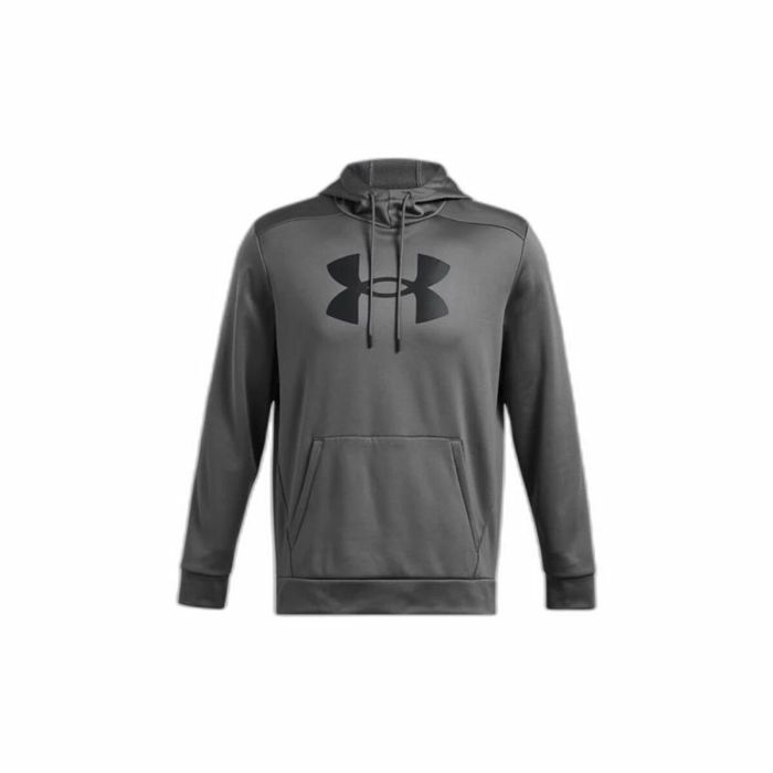 Sudadera con Capucha Hombre Under Armour Big Logo Gris